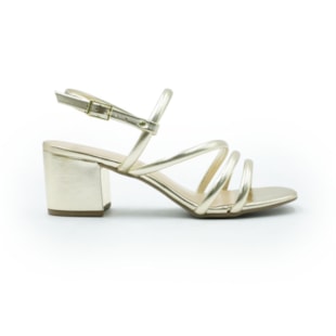 FEMININO SANDALIA MEDIA FERRETTI 6902P61100 IRON OURO