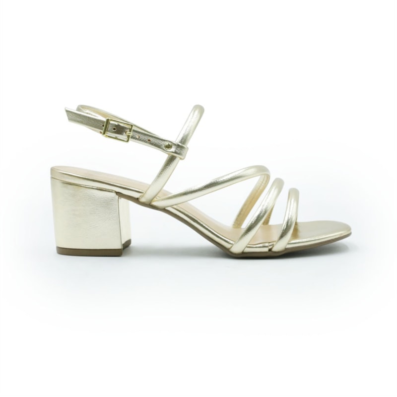 FEMININO SANDALIA MEDIA FERRETTI 6902P61100 IRON OURO