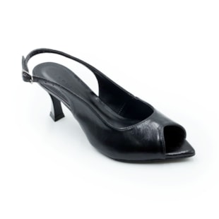 FEMININO SANDALIA MEDIA FERRETTI 810001 GRANITE PRETO