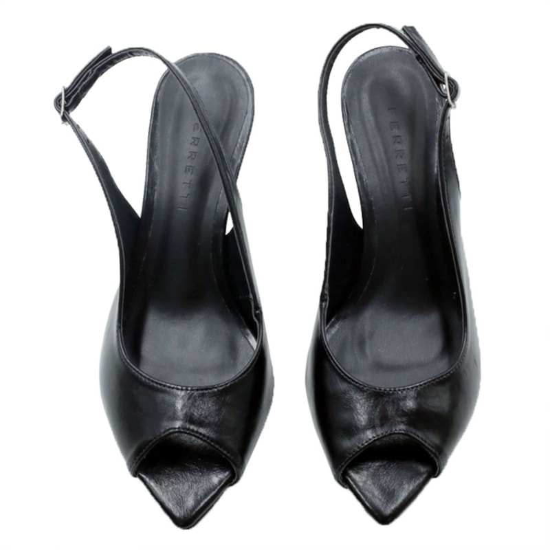 FEMININO SANDALIA MEDIA FERRETTI 810001 GRANITE PRETO