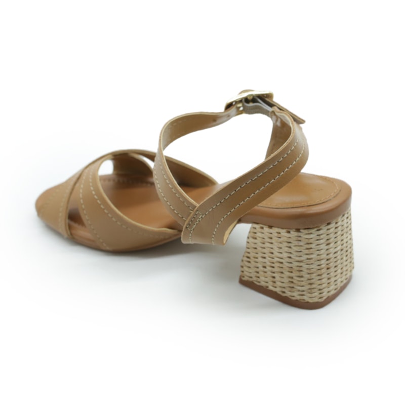 FEMININO SANDALIA MEDIA LOLA CRUZ 23015.8898 TAN...