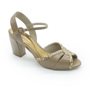 FEMININO SANDALIA MEDIA LORRACI KEY 8033 CASTOR