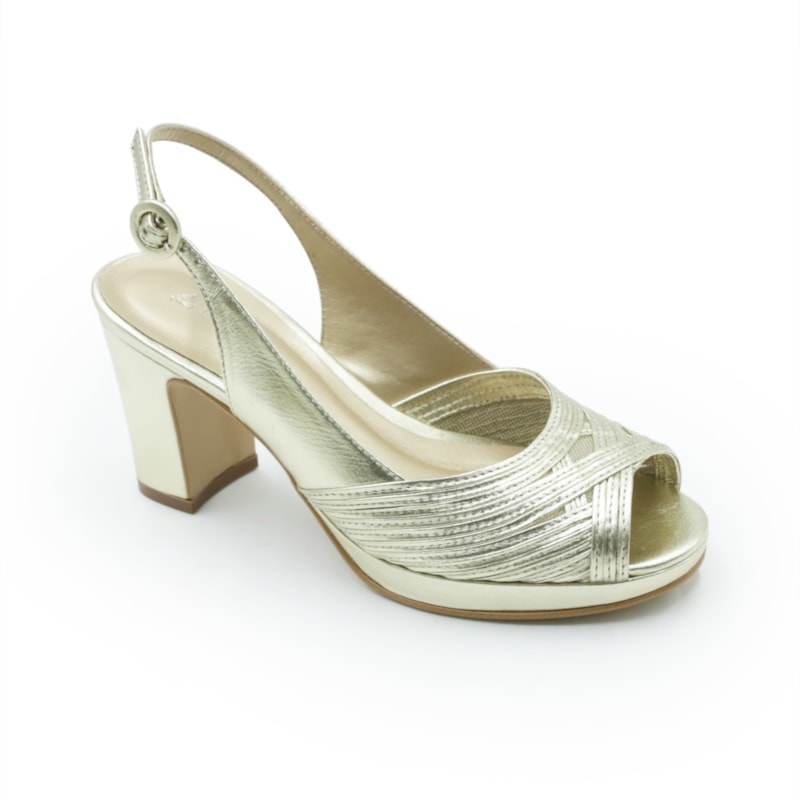 FEMININO SANDALIA MEDIA LORRACI KEY8798 MESTICO PLATINUM