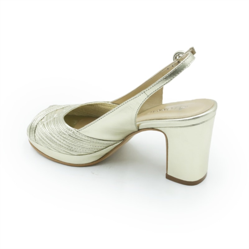FEMININO SANDALIA MEDIA LORRACI KEY8798 MESTICO PLATINUM