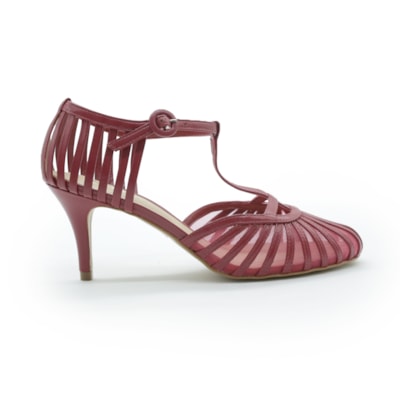FEMININO SANDALIA MEDIA LORRACI KIM 8077 BLOOD