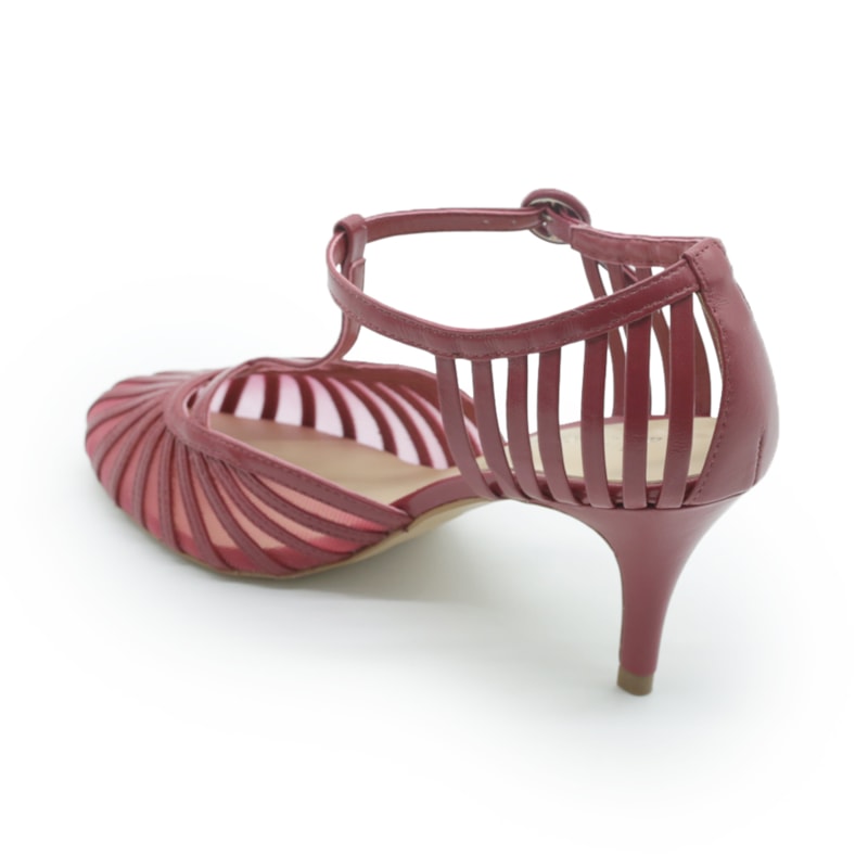 FEMININO SANDALIA MEDIA LORRACI KIM 8077 BLOOD