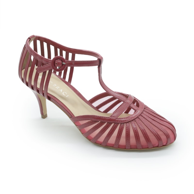 FEMININO SANDALIA MEDIA LORRACI KIM 8077 BLOOD