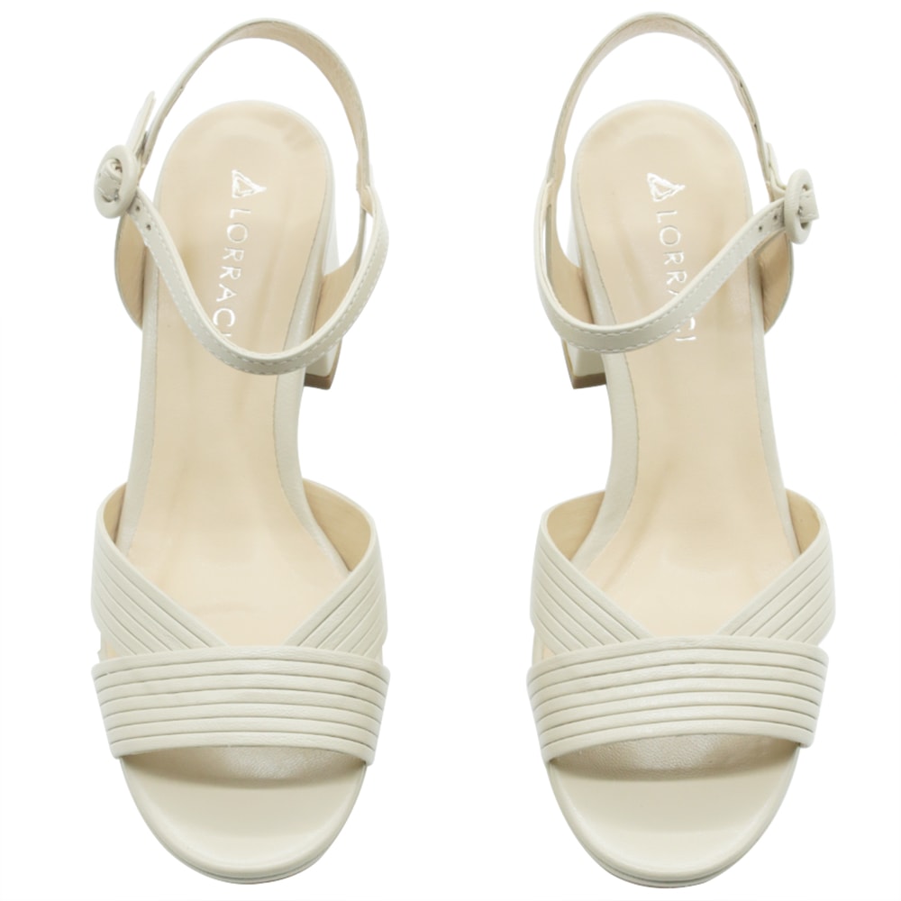 FEMININO SANDALIA MEDIA LORRACI MIX 3354 PAPIRO - Anita Shoes