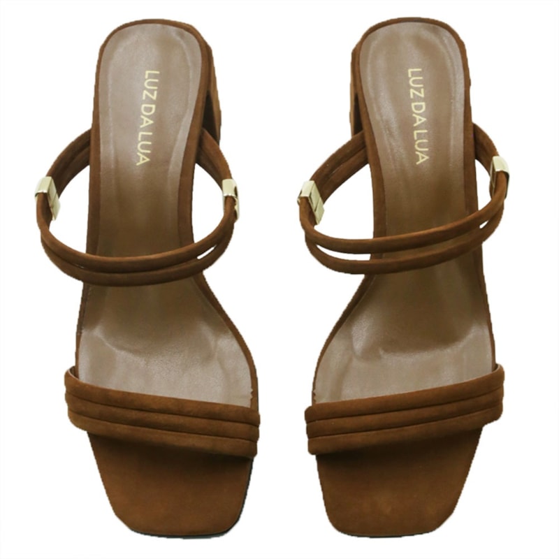 FEMININO SANDALIA MEDIA LUZ DA LUA  58330100 CERVO TRUFA