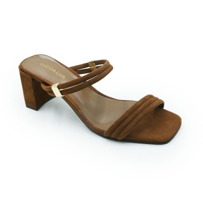 FEMININO SANDALIA MEDIA LUZ DA LUA  58330100 CERVO TRUFA