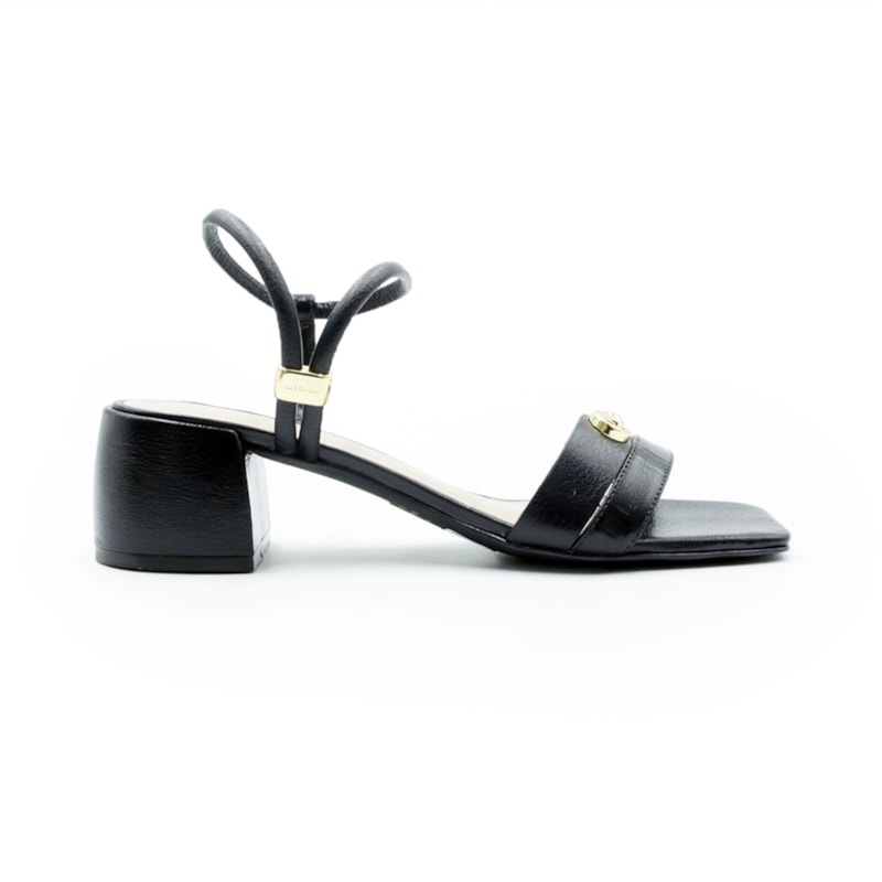 FEMININO SANDALIA MEDIA LUZ DA LUA 60630008 LUX PRETO