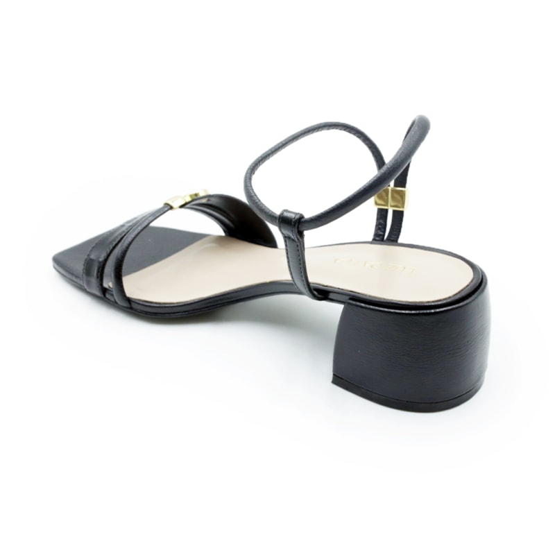 FEMININO SANDALIA MEDIA LUZ DA LUA 60630008 LUX PRETO