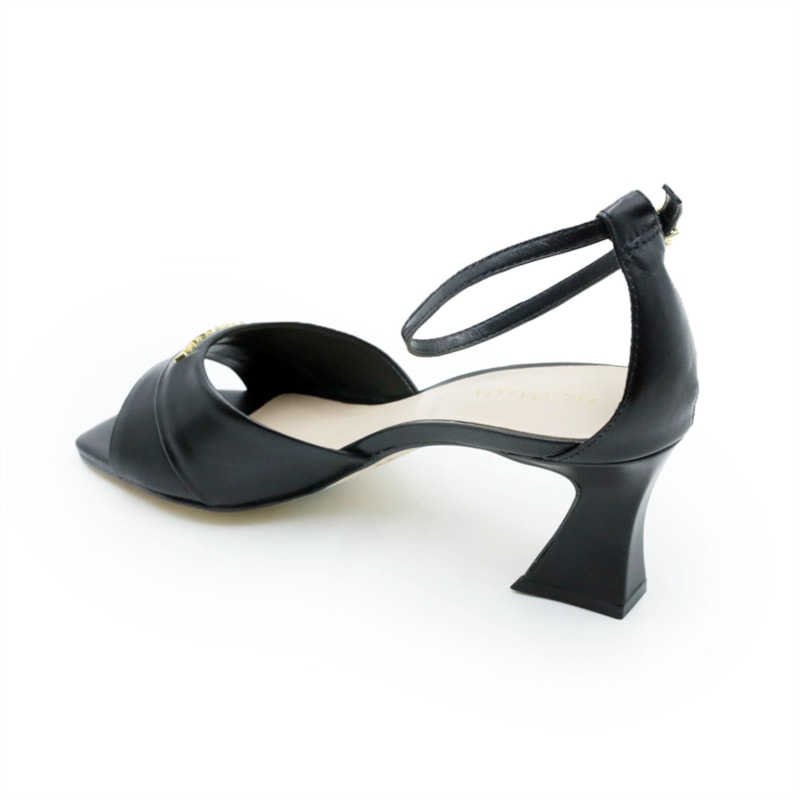 FEMININO SANDALIA MEDIA LUZ DA LUA  60740007 PRETO