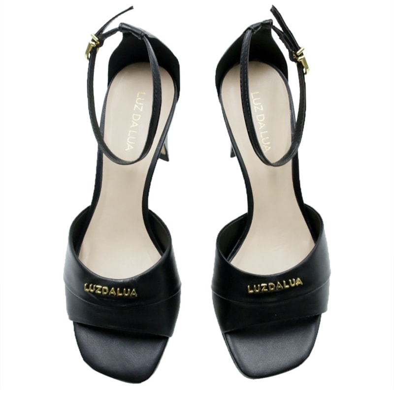 FEMININO SANDALIA MEDIA LUZ DA LUA  60740007 PRETO