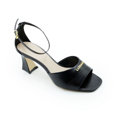FEMININO SANDALIA MEDIA LUZ DA LUA  60740007 PRETO