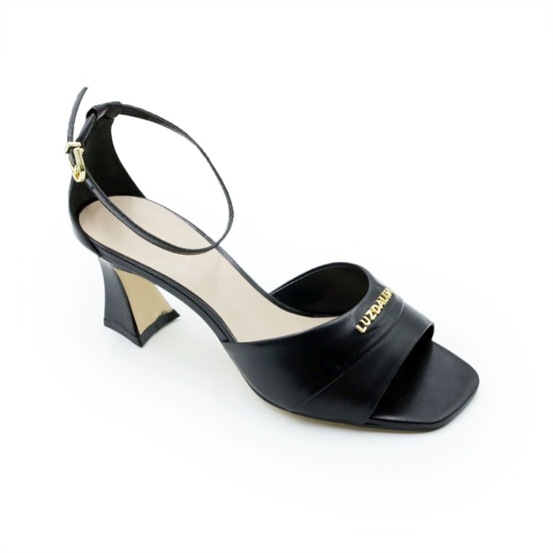 FEMININO SANDALIA MEDIA LUZ DA LUA  60740007 PRETO