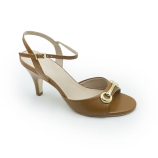 FEMININO SANDALIA MEDIA LUZ DA LUA 61070001 3 CARAMELO