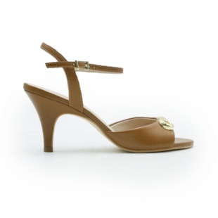 FEMININO SANDALIA MEDIA LUZ DA LUA 61070001 3 CARAMELO