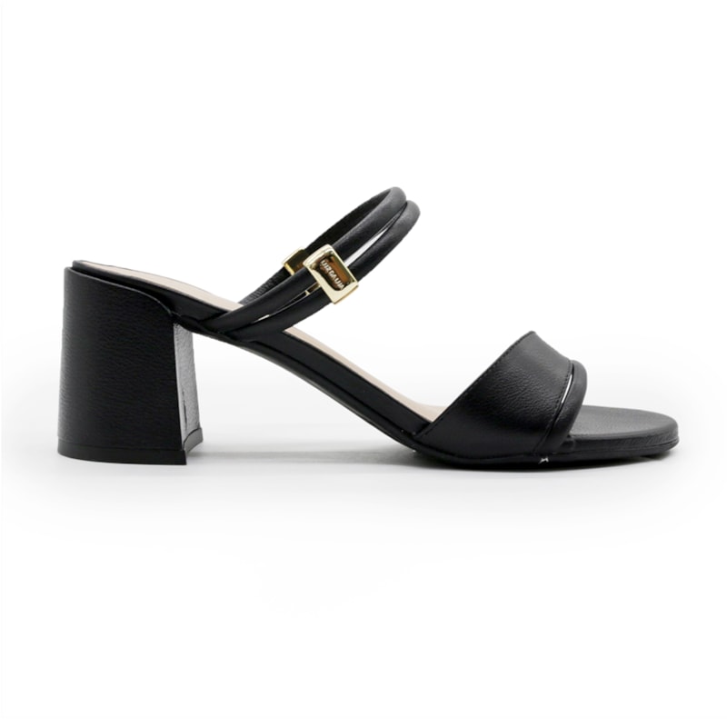 FEMININO SANDALIA MEDIA LUZ DA LUA 80070001 PRETO.