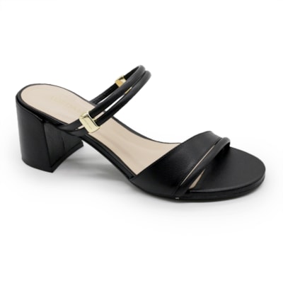 FEMININO SANDALIA MEDIA LUZ DA LUA 80070001 PRETO.