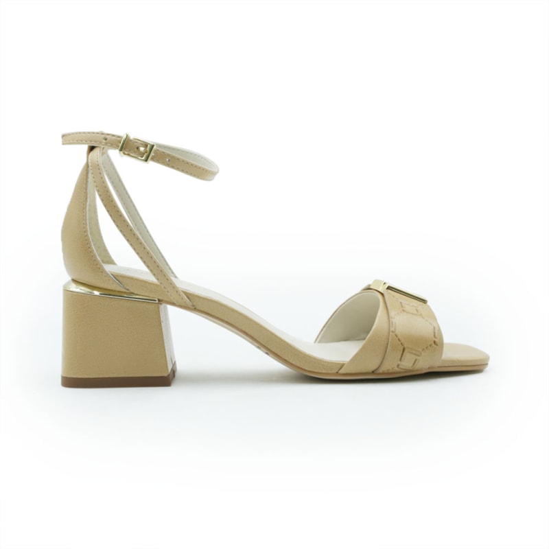 FEMININO SANDALIA MEDIA LUZ DA LUA  80410026 BUTTER/BUTTER