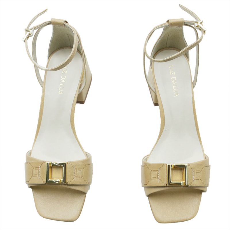 FEMININO SANDALIA MEDIA LUZ DA LUA  80410026 BUTTER/BUTTER