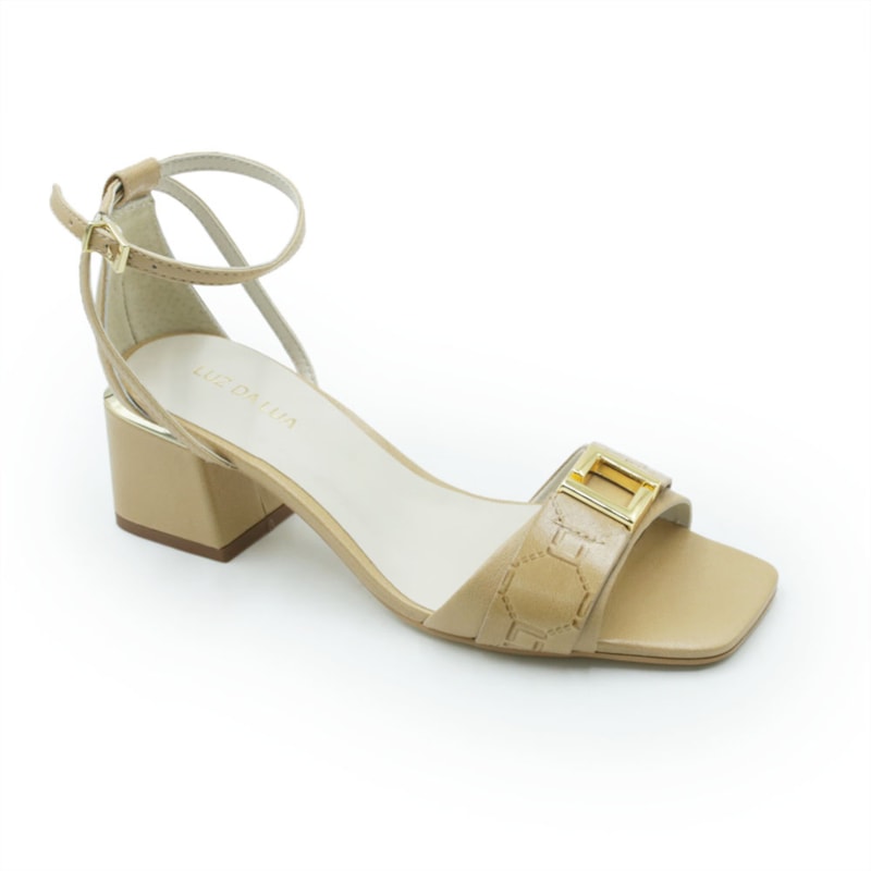 FEMININO SANDALIA MEDIA LUZ DA LUA  80410026 BUTTER/BUTTER