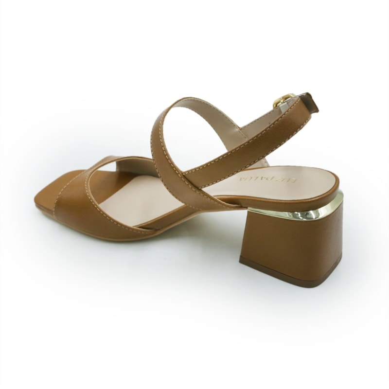 FEMININO SANDALIA MEDIA LUZ DA LUA 80410037 3 CARAMELO