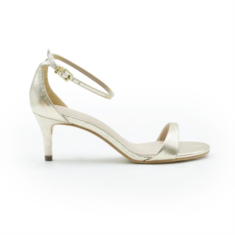 FEMININO SANDALIA MEDIA LUZ DA LUA 80840001 5 OURO