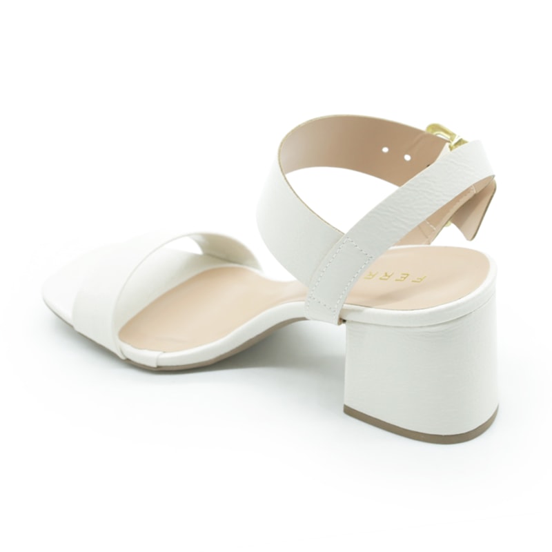 FEMININO SANDALIA MEDIA MADREFLO 2072412 OFFWHITE