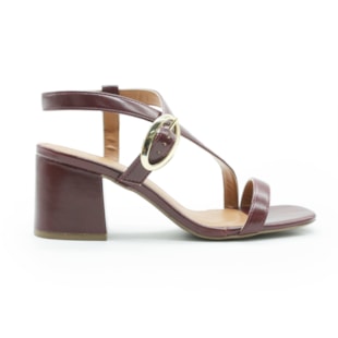 FEMININO SANDALIA MEDIA MADREFLO 2072442 BURGUNDY