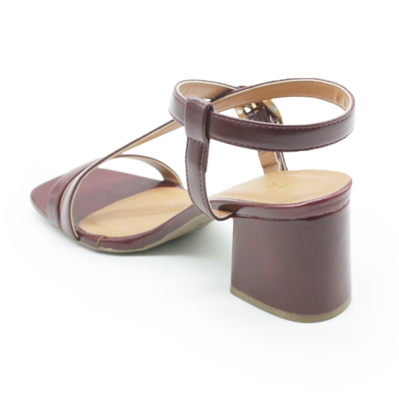 FEMININO SANDALIA MEDIA MADREFLO 2072442 BURGUNDY