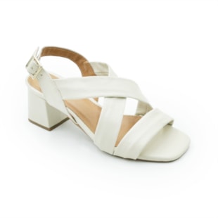 FEMININO SANDALIA MEDIA MARLINES 5809 PORCELANA
