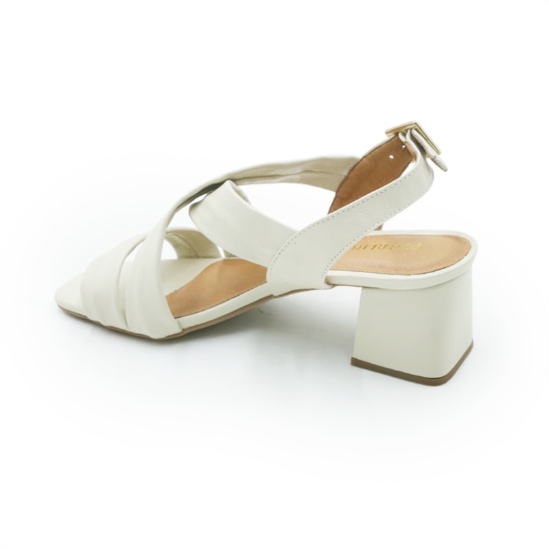 FEMININO SANDALIA MEDIA MARLINES 5809 PORCELANA