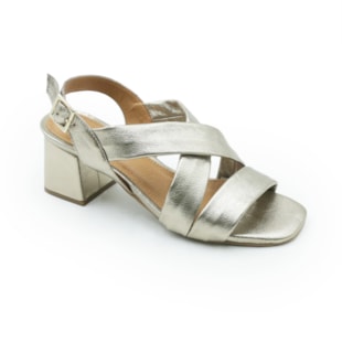 FEMININO SANDALIA MEDIA MARLINES 5809 PRATA VELHO