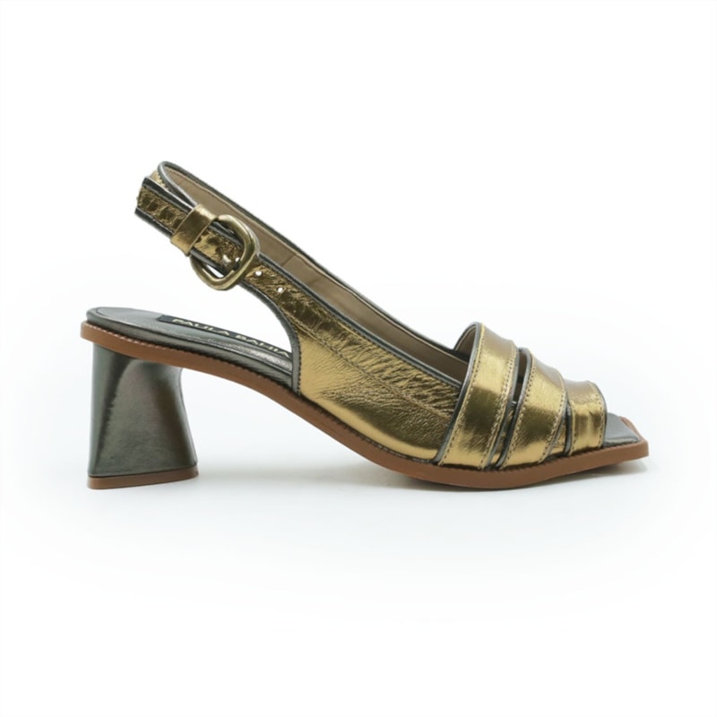 FEMININO SANDALIA MEDIA PAULA BAHIA PB 2272 MET BRONZE