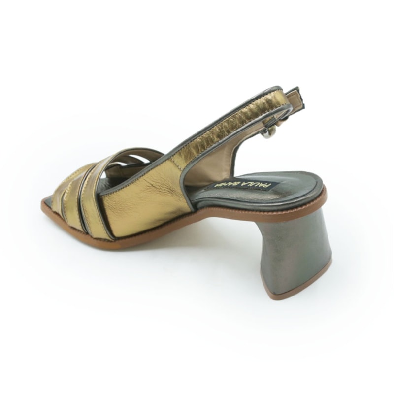 FEMININO SANDALIA MEDIA PAULA BAHIA PB 2272 MET BRONZE