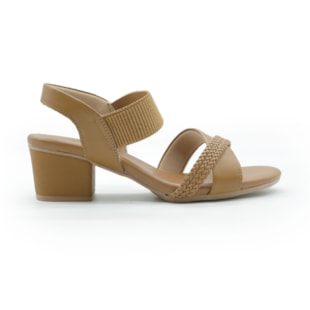 FEMININO SANDALIA MEDIA USAFLEX AE32035002 TAN