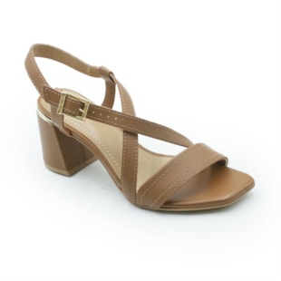 FEMININO SANDALIA MEDIA USAFLEX  AM27006012 CARAMELO