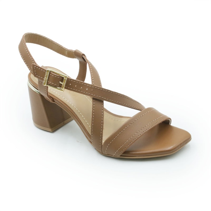 FEMININO SANDALIA MEDIA USAFLEX  AM27006012 CARAMELO