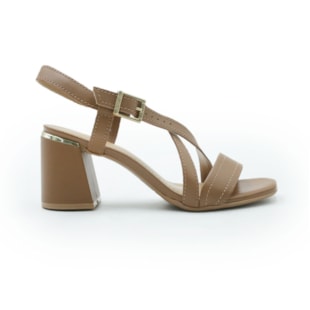 FEMININO SANDALIA MEDIA USAFLEX  AM27006012 CARAMELO