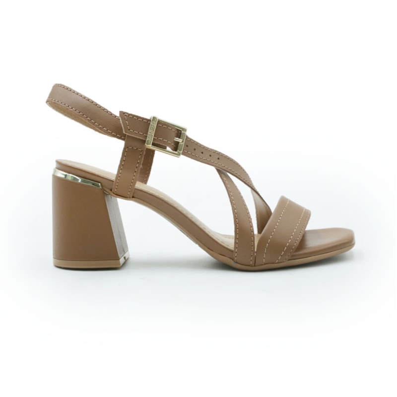 FEMININO SANDALIA MEDIA USAFLEX  AM27006012 CARAMELO