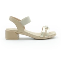FEMININO SANDALIA MEDIA USAFLEX AN27004 OURO LIGHT