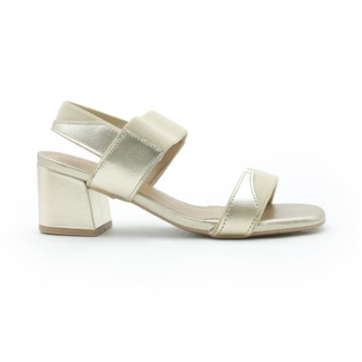 FEMININO SANDALIA MEDIA USAFLEX UD090040006 OURO LIGHT