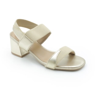 FEMININO SANDALIA MEDIA USAFLEX UD090040006 OURO LIGHT