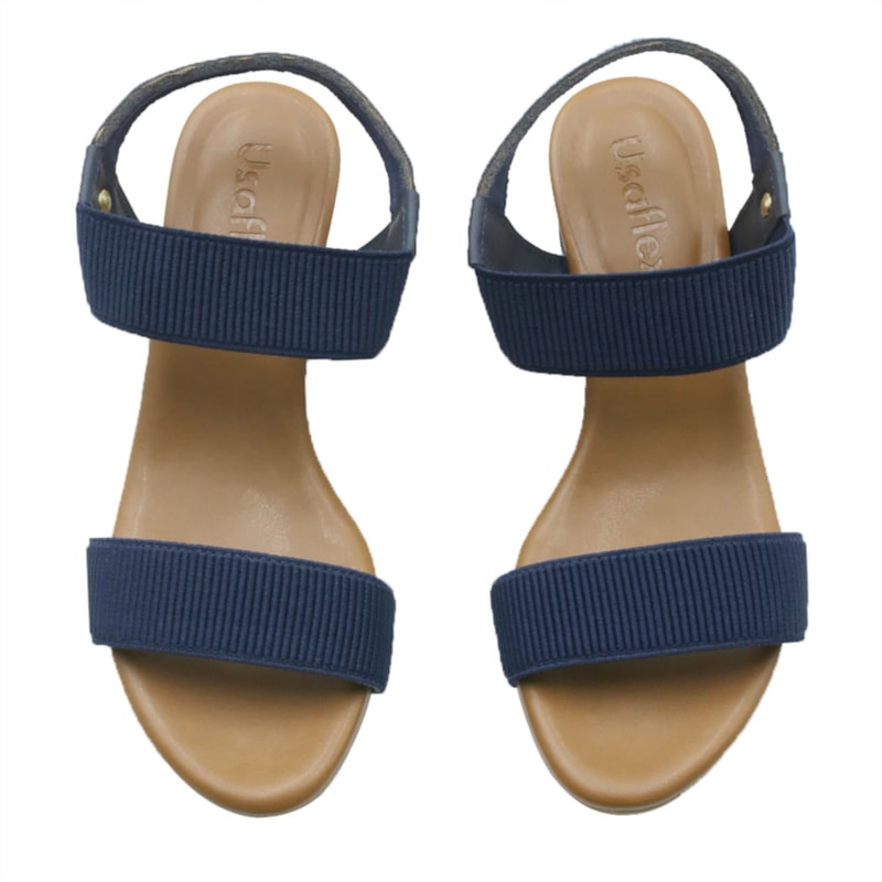 FEMININO SANDALIA MEDIA USAFLEX  Y8204019 NEW BLUE