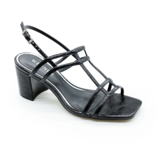 FEMININO SANDALIA MEDIA WERNER 108245 PRETO