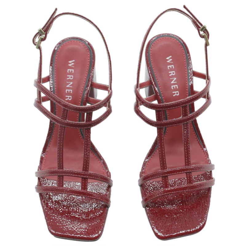 FEMININO SANDALIA MEDIA WERNER 108245 VERMELHA