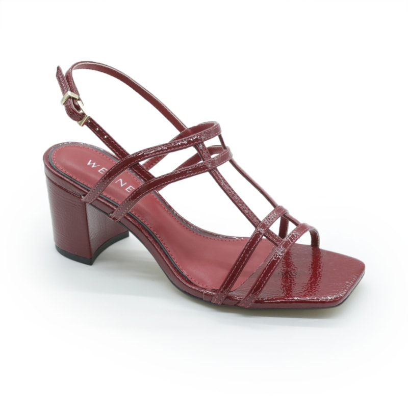 FEMININO SANDALIA MEDIA WERNER 108245 VERMELHA