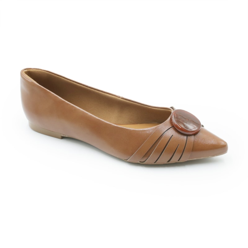 FEMININO SAPATILHA BAIXO FERRETTI 656383 CARAMELO